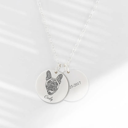 Custom Pet Photo Necklace